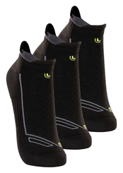 Kit com 3 Pares de Meias Performance Running Lupo 3276-002