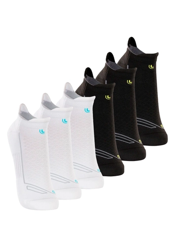 Kit com 6 Pares de Meias Performance Running Lupo 3276-002