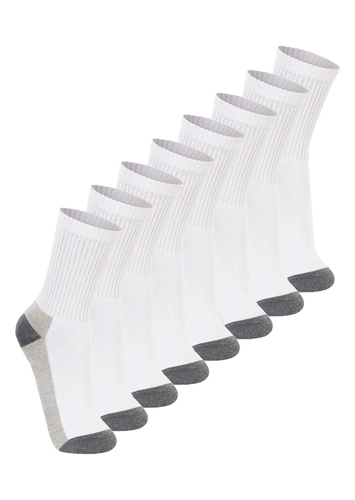 Kit com 8 Pares de Meias Esportiva Cano Longo Lupo 3250-002