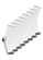 Kit com 8 Pares de Meias Esportiva Cano Longo Lupo 3250-002