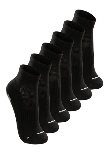 Kit com 6 Pares de Meias Antiderrapante Pilates Lupo 3310-003