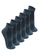 Kit com 6 Pares de Meias Antiderrapante Pilates Lupo 3310-003