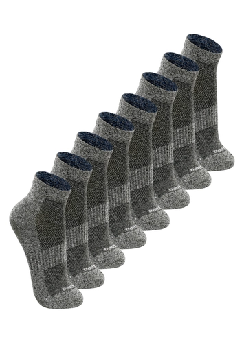 Kit com 8 Pares de Meias Antiderrapante Pilates Lupo 3310-003
