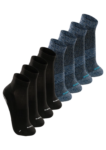 Kit com 8 Pares de Meias Antiderrapante Pilates Lupo 3310-003