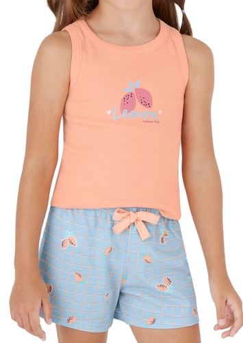 Pijama Infantil Menina Curto Malwee 1000130564