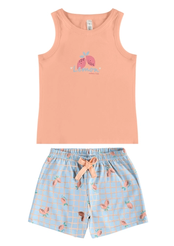 Pijama Infantil Menina Curto Malwee 1000130564