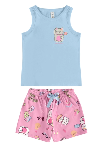 Pijama Infantil Menina Curto Malwee 1000130564