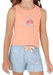 Pijama Infantil Menina Curto Malwee 1000130564