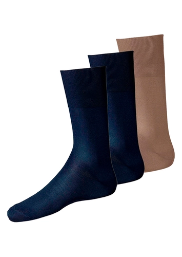 Kit com 3 Pares de Meias Social Lupo 1100-011/049