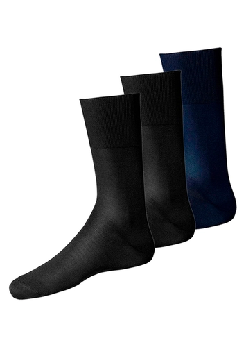 Kit com 3 Pares de Meias Social Lupo 1100-011/049