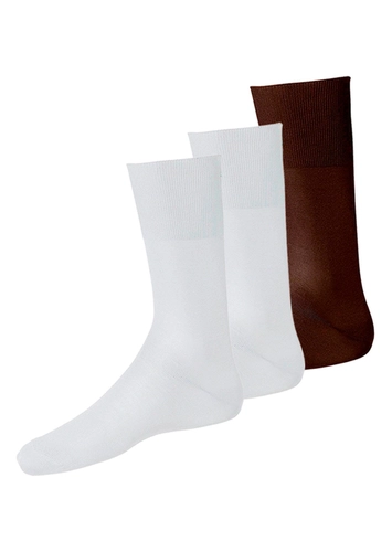 Kit com 3 Pares de Meias Social Lupo 1100-011/049