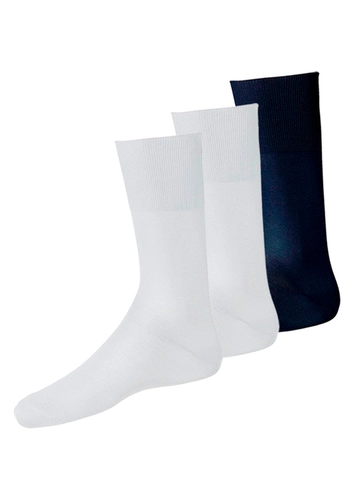 Kit com 3 Pares de Meias Social Lupo 1100-011/049