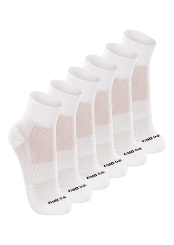 Kit com 6 Pares de Meias Esportiva Cano Médio Lupo 3360-002