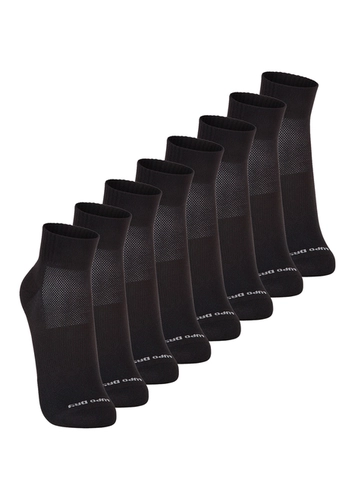 Kit com 8 Pares de Meias Esportiva Cano Médio Lupo 3360-002