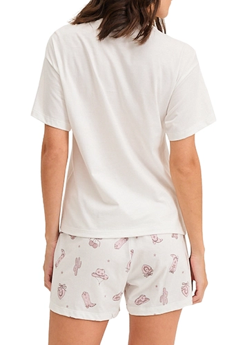 Pijama Feminino Curto Espaço Pijama 4010411