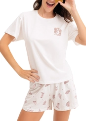 Pijama Feminino Curto Espaço Pijama 4010411