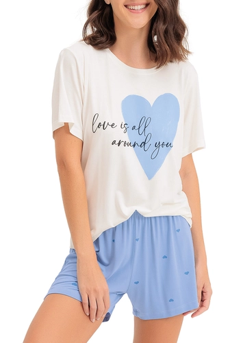 Pijama Feminino Curto Espaço Pijama 4010448