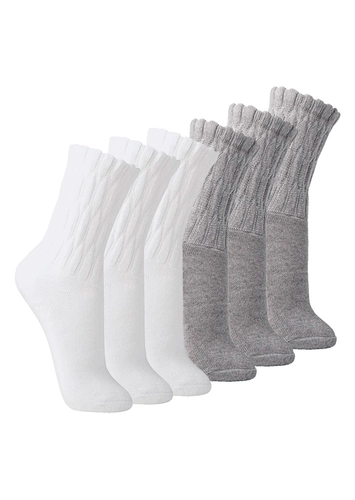 Kit com 6 Pares de Meias Aeróbica Lupo 4810-003