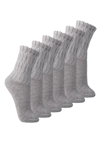 Kit com 6 Pares de Meias Aeróbica Lupo 4810-003