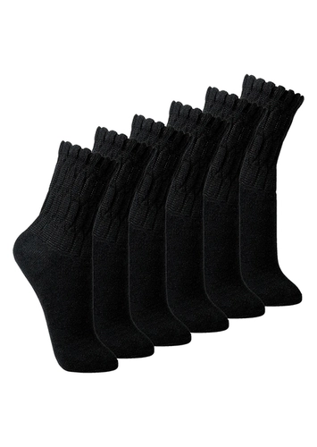Kit com 6 Pares de Meias Aeróbica Lupo 4810-003