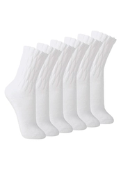Kit com 6 Pares de Meias Aeróbica Lupo 4810-003