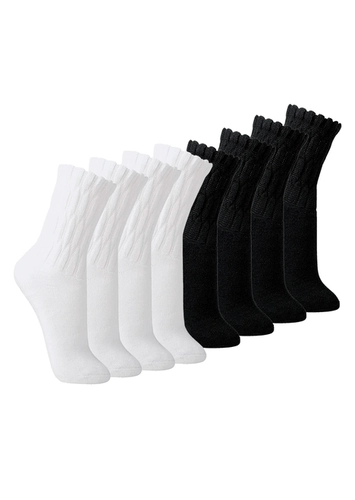 Kit com 8 Pares de Meias Aeróbica Lupo 4810-003