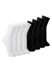 Kit com 8 Pares de Meias Aeróbica Lupo 4810-003