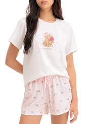 Pijama Feminino Curto Espaço Pijama 4010412