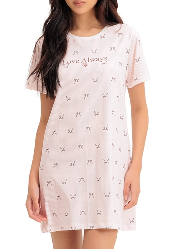 Camisola Feminina Curta Espaço Pijama 4010413 loading=