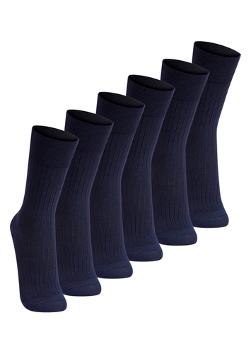 Kit com 6 Pares de Meias Social Lupo 1795-004