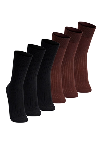 Kit com 6 Pares de Meias Social Lupo 1795-004