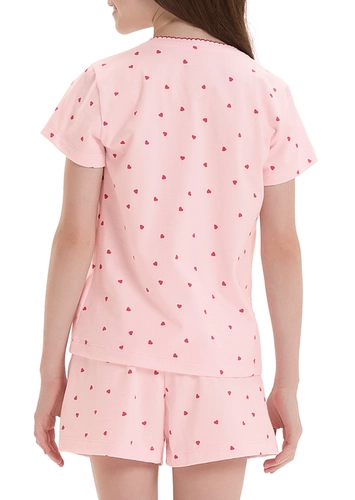 Pijama Infantil Menina Curto Cor com Amor 2050139
