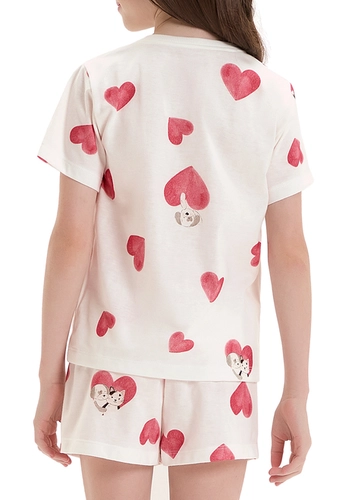 Pijama Infantil Menina Curto Cor com Amor 2050140