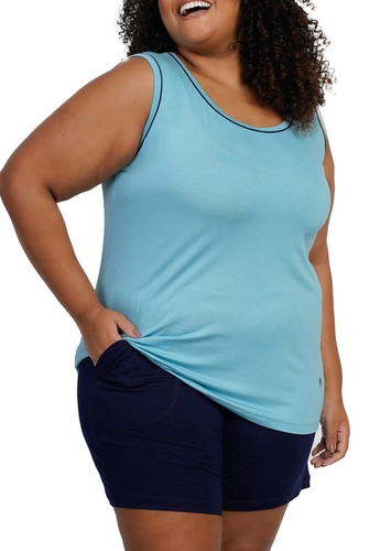 Pijama Feminino Curto Podiun 265060 Plus Size