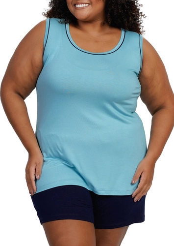 Pijama Feminino Curto Podiun 265060 Plus Size
