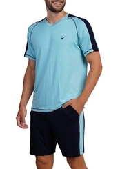 Pijama Masculino Curto Podiun 268054