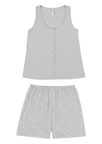 Pijama Feminino Curto com Abertura Malwee 1000133177