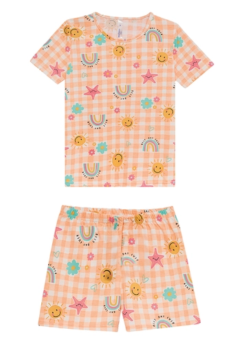 Pijama Infantil Menina Curto Malwee 1000131881