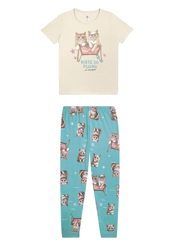 Pijama Infantil Menina Longo Malwee 1000131893