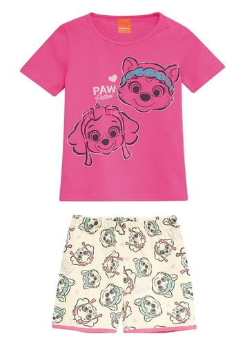 Pijama Infantil Menina Curto Malwee 1000131945