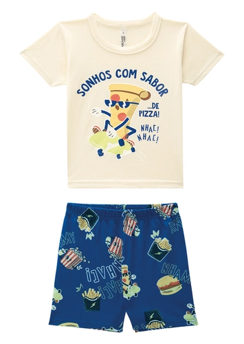 Pijama Infantil Menino Curto Malwee 1000131957