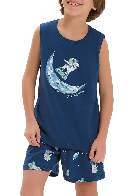 Pijama Infantil Menino Curto Cor com Amor 2060068