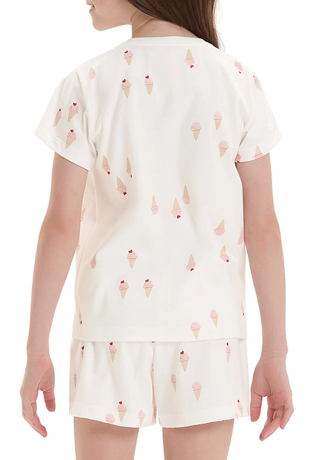 Pijama Infantil Menina Curto Cor com Amor 2050119