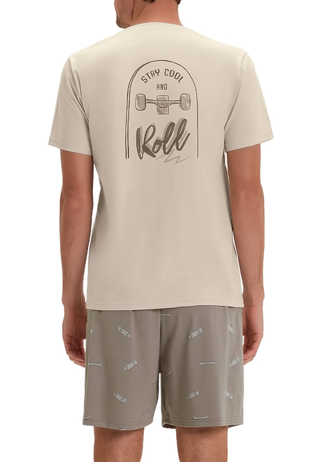 Pijama Masculino Curto Cor com Amor 2030183