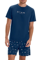 Pijama Masculino Curto Cor com Amor 2030184