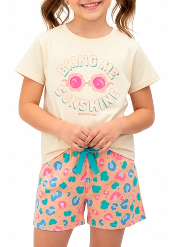 Pijama Infantil Menina Curto Malwee 1000131887