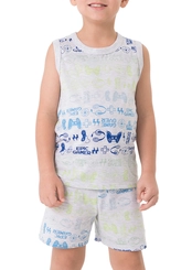 Pijama Infantil Menino Curto Malwee 1000131910