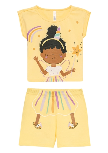 Pijama Infantil Menina Curto Malwee 1000131951