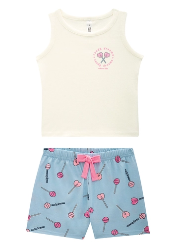 Pijama Infantil Menina Curto Malwee 1000133681