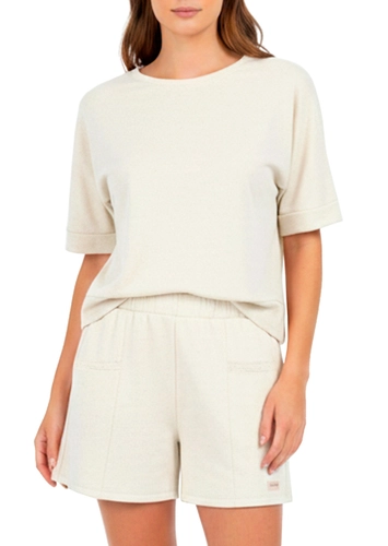 Look Blusa Feminina Marialicia 184344 + Shorts Feminino Reto Marialicia 184280